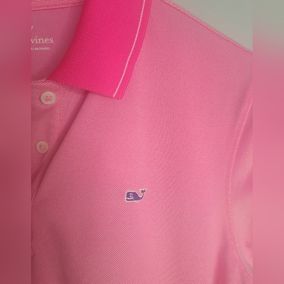Vineyard Vines Polo Shirt | Pink |Size Small NWOT - Picture 8 of 9